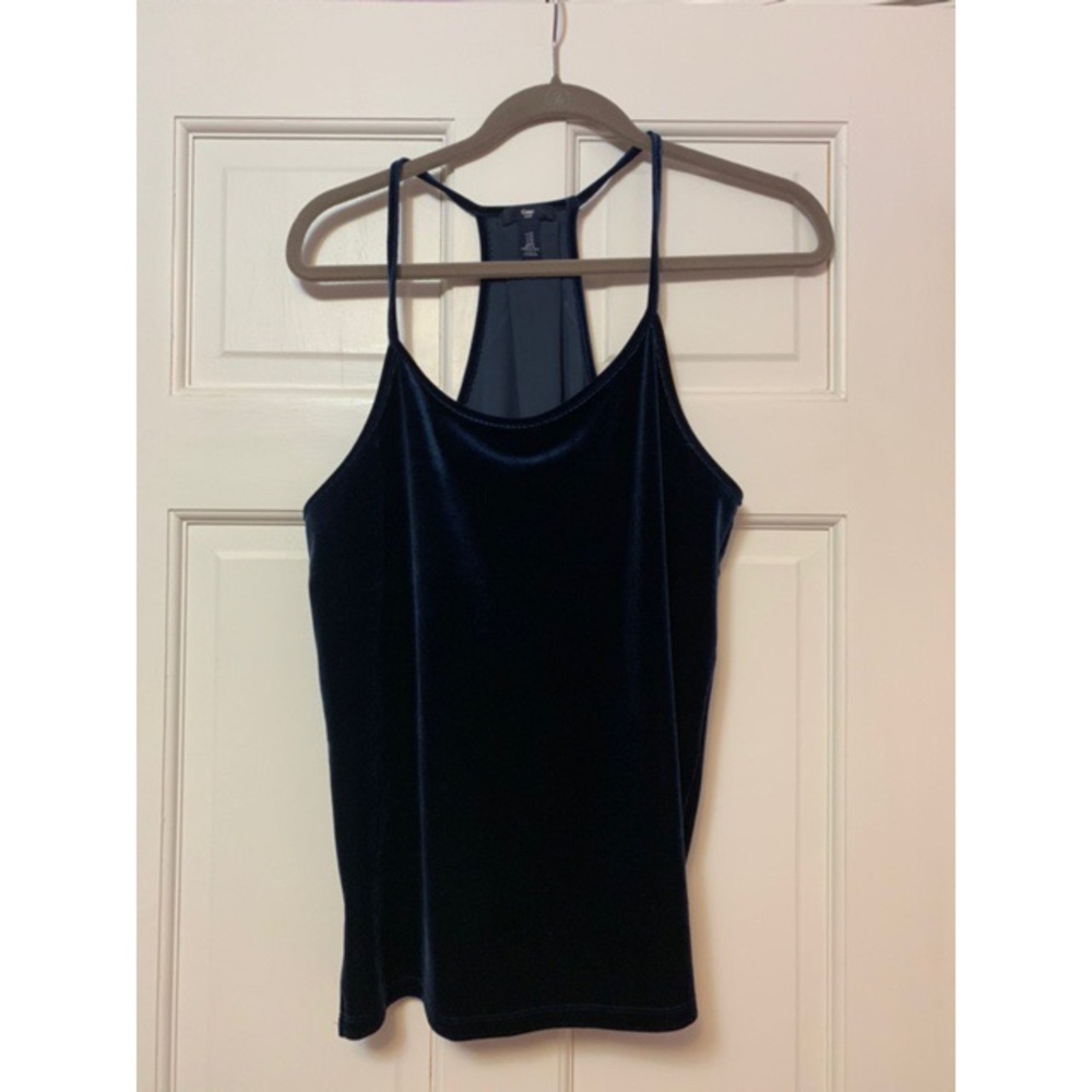 GAP Navy Velvet Tank Top
